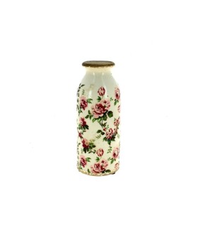 VASE ROSE ANCIENNE 08 H20CM LES 6P